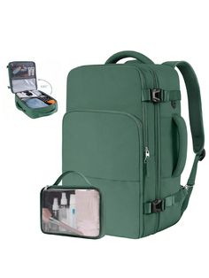 Verde negruzco Deportivo,Vacación Collar   Liso  Embellished Portable Backpack Luggage For Travel, Portable Travel Backpack Luggage, Everyday Backpack Luggage, Large Capacity Nylon Backpack Luggage, Everyday Portable Backpack Luggage, Portable Backpack Luggage For Everyday Use, Functional Portable Backpack Travel Bag, Portable Travel Bag Standard Backpack For Trips, Portable Everyday Backpack Luggage