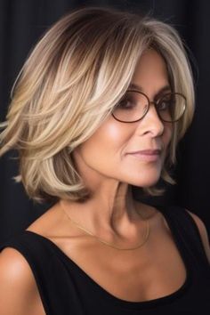 Are you over 70 and wearing frames? Are you looking for a new hairstyle that will flatter not only your face but also your glasses? If you said “yes” to Hairstyles With Glasses, Power Bi, New Hairstyle, Shoulder Length Hair Cuts, Haircuts For Women, Shoulder Length Hair, Hairstyles For Women, Short Bob Hairstyles, Cool Haircuts