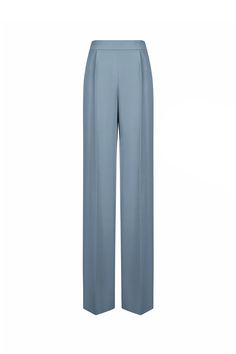 Crafted with high-quality crepe fabric, these pants offer a sophisticated and exclusive look. The straight wide leg design provides comfort and elegance, while the floor length adds a touch of glamour. Elevate your style with these exquisite pants. Material: Crepe (Pale Pink, Azure Blue, Burnt Orange, Cream, Black, White); Korean Silk (Coral) *Product color is varied due to studio lighting. Elegant Formal Wide-leg Pantsuit, Elegant Wide Leg Pants For Work, Chic Silk Wide-leg Bottoms, Chic Silk Wide-leg Pants, Tailored Wide-leg Evening Pantsuit, Tailored Evening Pantsuit With Wide-leg Pants, Elegant Wide-leg Pants, Elegant High-waisted Wide Leg Pants, Sleek Silk High-waisted Wide Leg Pants