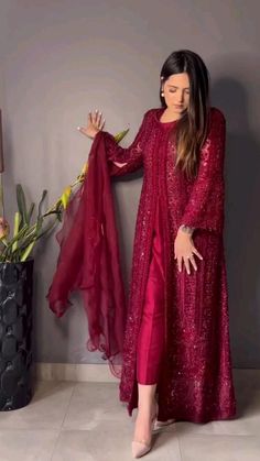 New Eid Dress Design 2024, 2024 Eid Dress Design, Eid 2024 Outfits, Open Style Shirt Design Pakistani, Eid Special Dresses, Unique Design Party Dress For Eid, Open Gown Style Dresses Pakistani, Eid Dress Designs Ideas, Simple Eid Outfit Ideas