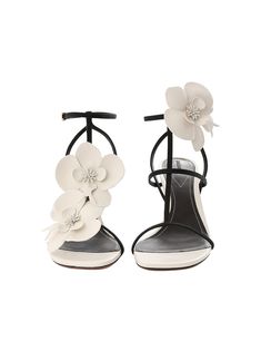 Summer Sandles 2024, Orchid Sandals, Orchid Shoes, Orchid Heels, Summer High Heels Sandals, Brand Party, Floral High Heels, Flower Luxury, Luxury Sandals