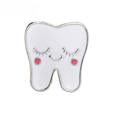 This exclusive piece of jewelry is the perfect gift for any occasion: from graduation parties to anniversaries, the Dental enamel pins Medical Cute Tooth Shape Brooch is crafted from opulent Zinc Alloy Gold and is sure to make a luxurious statement. Boasting a bold and beautiful Dentist Nurse Enamel Pins design, this accoutrement is suitable for both women and men, making it a wonderfully versatile accessory. Silver Enamel Pin For Gift, Novelty Brooch Jewelry Gift, Enamel Brooch Lapel Pin Gift, Personalized Silver Lapel Pin Gift, Personalized Silver Lapel Pin For Gift, Personalized Silver Lapel Pin As Gift, Novelty White Pins For Gifts, Cute White Brooch For Gift, Silver Enamel Lapel Pin Gift