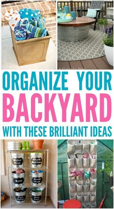 storage solution for your backyard is easy and fun