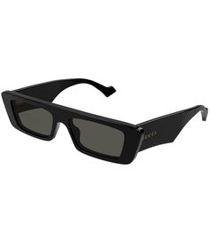 From Gucci&#x2C; the Men's GG1331S 54mm Rectangle Sunglasses features:Acetate frameRectangle shapeSolid lensRx ableNon-polarizedApprox. 54mm lens - 16mm bridge - 145mm templeImported. Gucci Glasses Men, Designer Rectangular Sunglasses With Mirrored Lenses, Sleek Gucci Sunglasses With Tinted Lenses, Black Rectangular Gucci Sunglasses, Gucci Black Rectangular Sunglasses, Designer Gucci Rectangular Sunglasses, Gucci Rectangular Sunglasses With Gradient Lenses, Designer Rectangular Sunglasses With Polarized Lenses, Sleek Gucci Square Frame Sunglasses