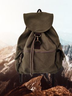 The vintage backpack is your must-have for your trip into the unknown. Pack your adventure gear and off you go. 30x36x16cm Brass applications | Side pockets | Front pocket with zip | Inside zip pocket | Padded, adjustable shoulder straps | Washed canvas | Drawstring closure | Carrying handle | Volume: approx. 18 liters Warrior Ring, Vintage Backpacks, Into The Unknown, Adventure Gear, Canvas Backpack, The Unknown, Style Expert, Backpack Purse, The Vintage