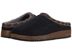 L.L.Bean Wool Slipper Clog Comfortable Winter Clogs With Textured Sole, Black Smile, Wool Shoes, Slippers Black, Clog Slippers, Wool Slippers, Women's Slippers, Inside Outside, House Shoes