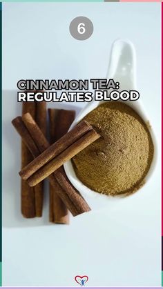 cinnamon tea, rejutates and blood