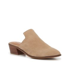 Lucky Brand-Meistar Mule Slip into a new staple with the Meistar mule from Lucky Brand. This simple silhouette features a versatile style in a suede material to wear well through the years. Complete with a cutaway design, a solid block heel, and a sleek almond toe. Women's Mules Shoes, Casual Suede Mules With Stacked Heel, Fall Suede Mules With Suede Lining, Brown Suede Mules For Fall, Casual Suede Mules For Work, Suede Mules With Suede Lining For Spring, Casual Suede-lined Mules For Fall, Casual Suede Lined Mules For Fall, Spring Workwear Mules With Suede Lining