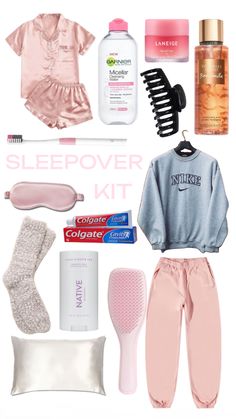 what to pack for a sleepover!! xx #sleepover #packing #cute #pink #coquette #silk Melissa George, Blue Living Room Decor, Inside My Bag, Create Your Own World