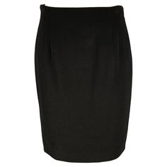 RALPH LAUREN skirt in a black wool fabric featuring a below knee length, pencil style, and back zipper closure. Made in USA.Excellent Pre-Owned Condition. Marked: 8 Measurements: Waist: 27.5 inches Hip: 35 inches Length: 20.5 inches Reference No.: 128246 Category: Skirt More Details Brand: RALPH LAUREN Gender: Female Size: 8 Color: Black Fabric: Wool Style: Pencil Skirt Length: Below Knee Condition: Vintage Age Group: Adult Black Wool Fabric, Style Pencil Skirt, Ralph Lauren Skirt, Knee Skirt, Ralph Lauren Skirts, Fabric Wool, Knee Skirts, Skirt Design, Wool Fabric