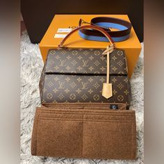 Brand New Never Used Louis Vuitton Cluny Mm Monogram Bag With Micro Chip Made In Spain Item Is Discontinued Comes With: Box, Dust Bag, Strap, Item Code, Bag Organizer **** Price Is Firm **** Brown Monogram Canvas Box Bag With Removable Pouch, Rectangular Monogram Canvas Satchel With Removable Pouch, Designer Monogram Canvas Satchel Box Bag, Designer Monogram Canvas Box Bag Shaped As Satchel, Designer Monogram Canvas Box Bag Shaped Like A Satchel, Luxury Monogram Canvas Box Shoulder Bag, Monogram Canvas Satchel Box Bag For Travel, Brown Monogram Canvas Shoulder Box Bag, Brown Monogram Canvas Box Bag For Daily Use