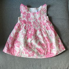 100% Cotton Bin A Pink Ruffled Sundress For Dress-up, Gap Cotton Dresses For Spring, Spring Floral Pink Dress For Casual, Spring Pink Floral Dress, Playful Pink Cotton Floral Dress, Playful Pink Floral Cotton Dress, Pink Short Sleeve Cotton Dress, Playful Pink Floral Print Dresses, Playful Pink Floral Dress With Ruffles