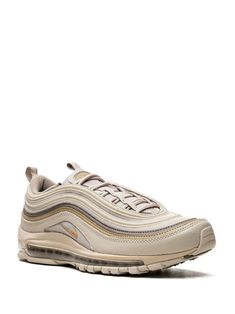 Nike Air Max 97 "Bone/Beige" Sneakers - Farfetch Beige Sneakers, Sneaker Release, Swoosh Logo, Nike Air Max 97, Us Man, Light Beige, Patch Logo, Air Max, Nike Air Max