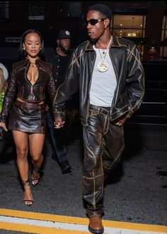 Joey Badass, Good Fashion, Couple Fits, Black Men Street Fashion, Black Love Couples, Street Fashion Men Streetwear, Matching Couple Outfits, March 3, March 21