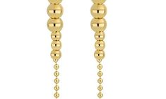 Minimalist beaded drops are handcrafted in gleaming 14-karat gold to the just-right size that goes with every look. 14k gold Made in Italy Elegant Drop Polished Bead Jewelry, Elegant Drop Shape Polished Beads Jewelry, Elegant Drop Shaped Polished Beads Jewelry, Elegant Drop-shaped Polished Bead Jewelry, Yellow Gold Long Drop Earrings With Dangling Beads, Yellow Gold Jewelry With Dangling Beads For Formal Events, Formal Yellow Gold Jewelry With Dangling Beads, Gold Beaded Drop Earrings, Elegant Gold Beads Drop Earrings