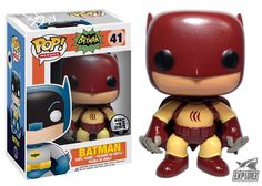 the batman pop vinyl figure is in its box