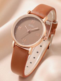 Casual Collar  Cuerina  Relojes de Pulsera Embellished Pretty Watches, Vintage Photoshoot, Watches Women Leather, Leather Watch, Smart Watch