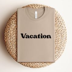 Embark on a journey to paradise with our Vacay Vibes Collection of vacation-themed t-shirts. Designed for the adventurous soul and the beach lover alike, these tees capture the essence of wanderlust and the thrill of exploration. Whether you're dreaming of palm-fringed beaches, tropical sunsets, or bustling city streets, our collection has something for every traveler. From vibrant tropical prints to whimsical travel quotes, each shirt is crafted with care and printed on premium-quality fabric f Vacay Vibes, Travel Shirt, Adventure Shirt, Summer Getaway, Beach Shirt, Travel Shirts, Vacation Shirts, Prism Color, Beach Shirts