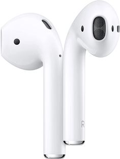 an image of two airpods that look like they are standing next to each other