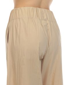 The Poplin Pant is the best of both worlds: light, airy, and comfortable, yet also dressy and elegant. Each pair adjusts to the occasion and looks stunning. Details: Can be worn high-waisted 100% cotton Made in Thailand SKU: S103-P Spring Workwear Parachute Pants With Elastic Waistband, Spring Parachute Pants With Elastic Waistband For Work, Elegant Spring Bottoms With Gathered Waist, Elegant Bottoms With Gathered Waist For Spring, Chic Bottoms With Gathered Waist For Spring, Chic Summer Parachute Pants With Tapered Leg, Chic Tapered Leg Parachute Pants For Summer, Spring Wide Leg Pants With Gathered Waist, Elegant Summer Bottoms With Gathered Waist