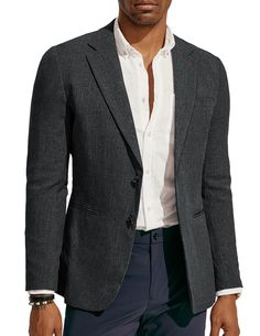 PRICES MAY VARY. 【Summer Lightweight Blazer】 Compared with other blazers, the weight of this casual blazer is 460 grams, not only lightweight but also breathable. The blazer jacket is suitable for travel, hiking or other summer sports. Prepare it for your casual life. 【Men's Casual Blazer】 This is a must-have casual blazer jacket for men's Wardrobe. Classic lapel, and neckline and cuffs with a simple color contrast design, showing a sophisticated style. The 2 button design adjusts the proportion Casual Semi-formal Spring Blazer, Casual Tailored Suit With Lapel Collar, Tailored Casual Suits For Business Casual, Casual Tailored Suits For Business Casual, Casual Business Blazer With Notch Lapel, Tailored Casual Business Blazer, Casual Blazer With Single Button And Suit Collar, Casual Notch Lapel Blazer For Business, Casual Blazer With Double Button Closure