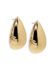 By Adina Eden Chunky Solid Teardrop Hoop Earrings Gold Filled Hoops, Sell Gold, Gold Filled Earrings, Gold Earrings Studs, Stud Earring, Gold Plated Sterling Silver, Gold Style, Teardrop Earrings, Size 20