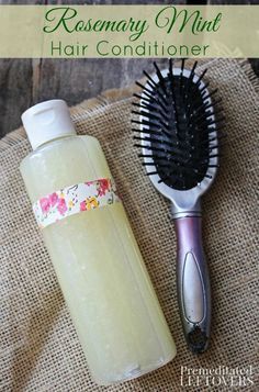 Rosemary Conditioner Diy, Diy Conditioner For Oily Hair, Diy Natural Hair Conditioner, Homemade Conditioner For Curly Hair, Home Made Conditioner For Hair, Homemade Hair Conditioner Recipes, How To Make Conditioner, Rosemary Conditioner, Conditioner For Hair Growth