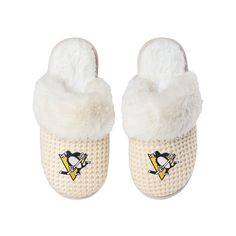 Slip on these Pittsburgh Penguins Open Back slippers the next time you need something cozy to wear around the house. They offer faux fur lining for optimal comfort and embroidered graphics to showcase your Pittsburgh Penguins spirit.Slip on these Pittsburgh Penguins Open Back slippers the next time you need something cozy to wear around the house. They offer faux fur lining for optimal comfort and embroidered graphics to showcase your Pittsburgh Penguins spirit.ImportedOfficially licensedEmbroid Nhl Pittsburgh Penguins, Size 11 Women Shoes, Pittsburgh Penguins, Pittsburgh, Penguins, Open Back, The House, Faux Fur, The Next