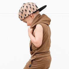 Introducing our Bamboo Hoodie Tank, the perfect summer essential for your little one's wardrobe. Crafted with the same attention to detail as our beloved hoodies, this tank top version combines comfort, style, and practicality. Made from our ultra-soft and breathable OEKO-TEX certified Bamboo French Terry, it ensures your child stays cool and comfortable all day long. Key Features: Silky Soft & Breathable: Crafted from our beloved bamboo french terry material, our hoodie tanks offer an incredibl Hooded Top For Summer Loungewear, Summer Hooded Loungewear Tops, Brown Cotton Hooded Top, Brown Hooded Cotton Top, Casual Cotton Hoodie For Playwear, Casual Hoodie With Drawstring Hood For Play, Casual Drawstring Hoodie For Playwear, Casual Drawstring Hood Top For Summer, Casual Summer Hooded Top With Drawstring