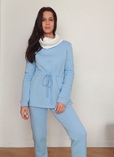 Warm fleece tracksuit set with long sleeves. This is a comfy lounge wear for your walks. In this you will not freeze and you will be warm. Ladies Plain Hoodie with pockets, and joggers with pockets too. Very beautiful color. This model of a tracksuit is different in that it is not oversized, but fits nicely on the figure and does not hide it. 95% cotton, 5% pe Also you can view ALL LISTINGS OF FLEECE CLOTHES in my store: https://www.etsy.com/shop/NZLook?ref=search_shop_redirect&search_query=fleece If you have any questions, please contact us! We will be happy to answer all of them! Thank you for visiting our shop https://www.etsy.com/uk/shop/NZLook Good choice and excellent mood! Cozy Relaxed Fit Tracksuit With Ribbed Cuffs, Cozy Tracksuit With Ribbed Cuffs And Relaxed Fit, Comfy Tracksuit For Loungewear In Fall, Comfy Fall Tracksuit For Loungewear, Comfy Fall Loungewear Tracksuit, Winter Fleece Tracksuit For Loungewear, Hooded Tracksuit For Loungewear, Hooded Sportswear Tracksuit For Loungewear, Winter Athleisure Hoodie For Lounging