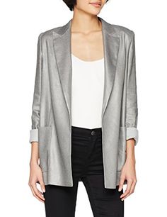 Escada Sport Damen Bellinora Anzugjacke,,per pack Grau (V... Blazer Style Women, Blazer Outfits For Women, Women Blazer, Blazer Outfit, Blazer Style, Outfits For Women, Business Suit, Suit Set