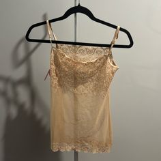 Perfect Nwt Commando Lace Camisole, Size Small. It Has Sat In A Drawer Unused, Happy To Find It A Home! Fitted Cream Tank Top With Built-in Bra, Cream Camisole With Built-in Bra And Spaghetti Straps, Sheer Stretch Camisole Top, Beige Stretch Camisole Tank Top, Fitted Cream Camisole With Built-in Bra, Elegant Beige Camisole With Adjustable Straps, Cream Camisole Top With Built-in Bra, Elegant Beige Spaghetti Strap Top, Cream Camisole With Adjustable Spaghetti Straps