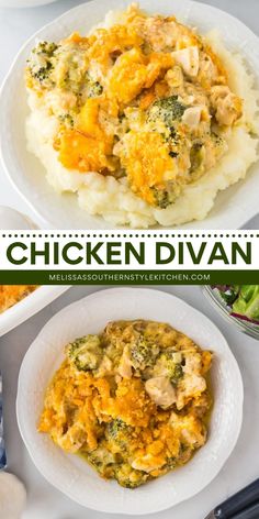 If you’re looking for a deliciously simple Chicken Divan recipe, look no further! This mouth-watering dish only requires a few ingredients and minimal prep time, making it the perfect go-to for busy weeknight dinners. Fried Chicken And Waffles, Easy Main Dishes, Simple Chicken, Cream Of Celery Soup, Quick Chicken, Chicken Main Dishes