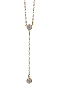 crystal lariat - cz Kei Jewelry, Pearl Lariat, Cube Necklace, Multi Pendant, Unique Gemstones, Gold Set, Gold Filled Chain, Gold Plated Jewelry, Jewelry Ideas