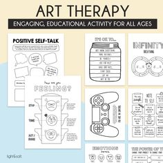 This set of fun, educational and engaging color-in pages can be a fantastic activity for ages 8 and above. These pages have the intent of exploring and learning about emotions, calming strategies and navigate their mental wellbeing. Feelings Thermometer, Adults Coloring, Youth Activities, Positive Self Talk