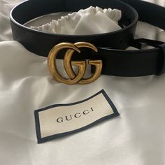 Never Worn With Dust Bag Gucci Belt, Cute Swag Outfits, Gucci Accessories, Gucci Black, Swag Outfits, Belts, Dust Bag, Gucci, Handbags