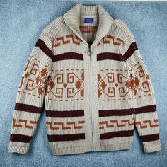 Questions? Leave A Comment Below! Pendleton Sweater, Pendleton Mens, Orange Cardigan, The Dude, Color Orange, Sweater Cardigan, Men Sweater, Man Shop, Orange