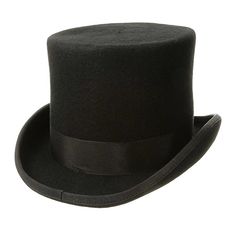 Unsure of what a Dropship item is? Click this link so you are fully informed prior to your purchase! The Dorfman Pacific Low Crown Top Hat is an elegant and timeless look. This well crafted hat is made from a comfortable wool felt material and features a 2" upturned brim and matching grosgrain band wrapped around the crown. You'll definitely make a statement at your next formal occasion with this stylish top hat! Upf Clothing, Outback Hat, Mens Hats Fashion, Black Top Hat, Mens Hats, Hat Stores, Stylish Top, Felt Material