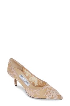 Jimmy Choo - Love Ballet Pink Floral Lace Pump, 65mm Feminine Shoes, Jimmy Choo Pumps, Lace Pumps, Wear Perfume, Jimmy Choo Heels, Jimmy Choo Bag, Shoes Cheap, Ballet Pink, Women Flats