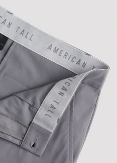 About Our Men's Tall Pants These extra-long chinos strike the perfect balance between classic and comfortable. They're designed to look like a pair of tapered chinos but are made of a lighter stretchy fabric that provides plenty of room for movement so you can tee off on the golf course, take the dog for a walk or grab dinner with friends at that new restaurant in town. We know how hard it is to find men's tall pants, which is why we made sure this pair had an extra-long inseam measured specific