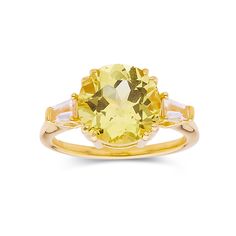 Created Yellow Sapphire Diamond Engagement Ring For Women Heart Shaped Solitaire Ring, White Topaz Engagement Ring, Statement Engagement Ring, Yellow Diamonds Engagement, Sapphire Solitaire Ring, White Sapphire Engagement Ring, Yellow Sapphire Rings, Silver Lab, Yellow Diamond Rings