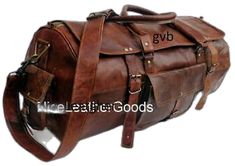 Brown Casual Luggage With Sleeve, Brown Bags With Pockets For Trips, Brown Satchel With Pockets For Fall, Brown Shoulder Bag With Pockets For Trip, Brown Fall Satchel With Pockets, Casual Brown Duffle Bag For Trips, Leather Duffel Bag, Leather Duffel, Leather Travel