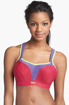 Panache Underwire Sports Bra (DD Cup & Up) | Nordstrom Panache Bras, Exercise Clothes, Sports Bra Design, Best Sports Bras, Underwire Sports Bras, Fashion Inspiration Board, Workout Inspiration, Dd Cup, Fitness Gear