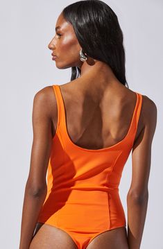 U-bar sleeveless bodysuit Snap closure Partially lined (bust only) Self: 75% Nylon, 25% Elastane / Lining: 95% Polyester, 5% Elastane Hand wash cold, do not bleach Line dry, iron low if needed Do not tumble dry Style #AT18444 Contemporary Accessories, Astr The Label, Weekend Sale, Sleeveless Bodysuit, Designer Clothes For Men, Comfortable Dress, Toddler Girl Outfits, Black Bodysuit, Women's Summer Fashion