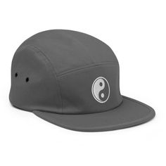 Embroidered with our Yin Yang design. All together, in balance! This camper style cap has a low profile and nylon strap clip closure. Comfortable and classic! * 100% cotton * Soft-structured * Five panel * Low profile * Metal eyelets * Nylon strap clip closure Adjustable Hip Hop Dad Hat With 5-panel, Adjustable 5-panel Hip Hop Dad Hat, Adjustable 5-panel Dad Hat For Hip Hop, Casual 5-panel Baseball Cap For Skateboarding, Gray 5-panel Hat For Streetwear, Girl Power Art, Welsh Flag, Yin Yang Designs, Five Panel Cap