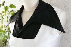 Black Shirt Women, Black Shirts Women, Bib Collar, Collar Pattern, Collars For Women, No Matter How, Vintage Stil, Shirt Women, Wear It