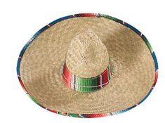 This Mexican style sombrero hat is made from 100% straw, and is accented by real serape material (the edges of the hat and the band are lined in multi-colored serape material). One size fits most adults, teens and older children. Perfect for Day of the Dead, Halloween, Cinco de Mayo, Dirty Harry, cosplay, Spaghetti Westerns, theatrical productions, school events and more! Combine with one of our Ponchos for the perfect look - these and other western, Mexican inspired costumes and accessories are Western Mexican, Inspired Costumes, Day Of The Dead Halloween, Sombrero Hat, Dirty Harry, Spaghetti Western, School Events, Mexican Style, Costume Accessories