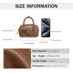 SPECIFICATIONSBrand Name: toutouHign-concerned Chemical: NoneHandbags Type: Shoulder BagsTypes of bags: Shoulder & HandbagsMain Material: PULining Material: POLYESTERShape: BaguettePlace Of Origin: GUANG DONG ProvincePlace Of Origin: GUANG DONG ProvinceOrigin: Mainland ChinaCN: GuangdongHardness: SOFTPattern Type: SolidDecoration: AppliquesOccasion: partyClosure Type: zipperGender: WOMENStyle: CasualNumber of Handles/Straps: Singletype1: Pillow Bagtype2: Retro Bowling Shouldertype3: Handle Bosto Portable Brown Square Box Bag, Brown Handheld Portable Satchel, Trendy Brown Satchel With Phone Pocket, Brown Handheld Bag, Portable Brown Shoulder Box Bag, Brown Portable Handheld Bag, Brown Handheld Portable Bag, Portable Brown Handheld Bag, Trendy Brown Handheld Box Bag