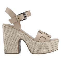 Nwt Marc Fisher Viga Woven Platform Espadrilles Wedge Heels Crochet Nude Leather Sandals Heels New In Box / Retails For $110 Features: Textured Nude Leather Exterior Woven Wedge Sandals Chunky Block Heel Platform Heel Construction Mid Calf Ankle Height Ankle Strap Open Toe Buckle Closure Women's Size: 9 Measurements: Heel Height (Inches): 4.5 Beige Block Heel Wedge Sandals For Spring, Spring Cream Wedge Sandals With Block Heel, Casual Summer Wedge Sandals With Reinforced Heel, Cream Block Heel Wedge Sandals For Spring, Chic Spring Wedge Sandals With Reinforced Heel, Leather Wedge Heels With Woven Sole, Chic Synthetic Wedge Heel Espadrilles, Spring High Heel Espadrille Heels, Trendy Espadrille High Heels