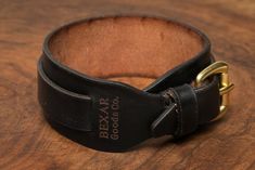 DESCRIPTION Our pass-thru leather bracelet is designed for someone with a distinct style. This bracelet is sure to be a standout piece. Made from one continuous piece of leather. Perfect accessory for men and women. Each bracelet will patina over time as your wear it. FEATURES Genuine Italian Shell Cordovan Leather Solid Brass Hardware Hand stitched construction Handmade in San Antonio, Texas (USA) SIZING Small: 5.5" to 6.5" Medium: 6.5" to 7.5" Large: 7.5" to 9" Classic Double Band Leather Bracelets, Classic Leather Bracelet With Waxed Finish, Classic Adjustable Leather Bracelet With Waxed Finish, Adjustable Classic Leather Wristband, Classic Adjustable Leather Wristband, Classic Adjustable Leather Bracelet With Wrist Strap, Classic Adjustable Braided Leather Bracelet, Classic Leather Cuff Bracelet, Black Leather Bracelets With Custom Hardware